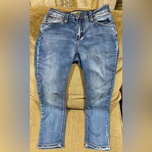 Joe’s Jeans Boys Blue Jeans Size 8 adjustable waist inseam 22” zipper closure